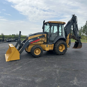 2015 Johnn Deerre 410L Tractopelle Avant et Arrière Aux Hydraulique Cabine avec AC 4x4 Extended Tractopelle Hydraulique Pouce 24 godet - Product Image 1