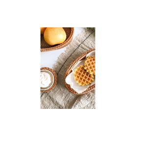 ถาดหวายสำหรับเสิร์ฟพร้อมดีไซน์สุดสร้างสรรค์ถาดหวายดีไซน์สุดสร้างสรรค์งานแฮนด์เมด - Product Image 1