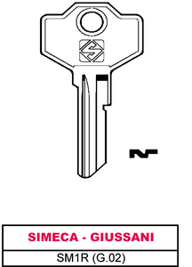 Chiave Asc Sm1r (g.Vac 0) Simeca - Giussani - Product Image 1