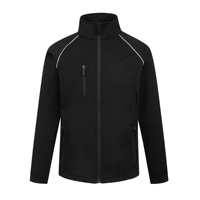 Vêtements de sport personnalisés pour hommes, veste softshell à col montant, broderie fine, fermeture éclair, coupe-vent, tenue décontractée, vestes d'extérieur pour l'hiver