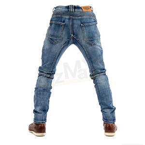 Jean de moto léger pour hommes, nouveau pantalon de moto à la mode pour hommes, fabriqué au Pakistan - Product Image 2