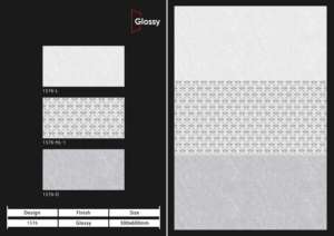 Azulejos de cerámica para pared Interior Space Pro de 300x600 mm, para baño y cocina, con acabado brillante, mate, efecto azúcar tallado, diseño de pared interior de lujo. - Product Image 2