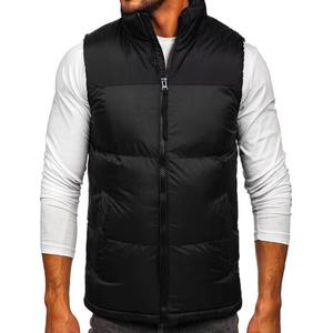 Pakistán fabricación bajo precio hombres Puffer chaleco Color sólido buena calidad Slim fit Puffer chaleco chaqueta para hombres cómodo - Product Image 4