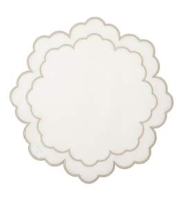 Mantel Individual de Lino Europeo de Lujo Hecho a Mano con Bordado Personalizado, Reutilizable y Lavable para Mesas de Comedor Culturales y Uso Doméstico - Product Image 1