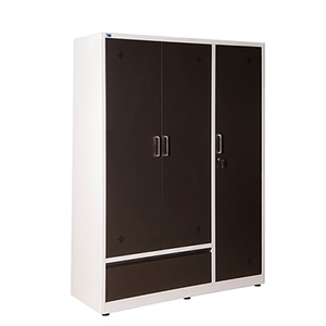 Ha Pht TU17B2C3 Steel <b>Cabinet</b> with <b>Lockable</b> Feature W1350x500xH1850mm Flat Panel Doors LP Rp Design Wardrobe - Product Image 1