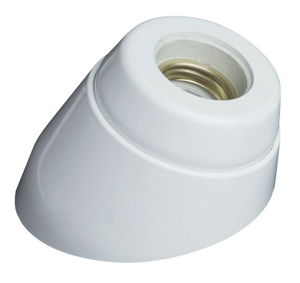 Portalampada in Porcellana Curvo E27 - SOLO PER ESPORTAZIONE (F-Bright 1200513) - Product Image 1