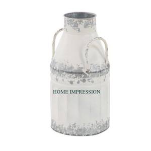 Handmade Designer Luxury Flower Planter Classic Stylish Wholesale Metal Garden Planter Vintage Galvanized Milk Premium Quality - Product Image 4