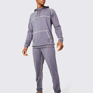 Nouveau sport porte Gym Fitness polaire respirant survêtement hommes deux pièces Jogging hommes survêtement - Product Image 6