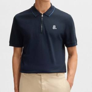 เสื้อเชิ้ตแขนสั้นผู้ชายคุณภาพสูง ซิปหน้า 1/4 หรือ 1/2 ซิป ระบายอากาศได้ดี ผลิตจากใยไผ่ 100% - Product Image 1