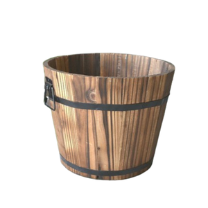 Grossiste de haute qualité best-seller Jardinières carrées ODM Jardinières de jardin en bois Jardinières potagères Lot de 2 fabriquées au Vietnam - Product Image 3