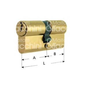 รูปทรงกระบอกทองเหลืองซาติน - Product Image 1