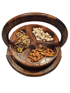 Best Quality Wooden Kitchen Home Spice <b>Rack</b> Container <b>Utility</b> Box Hand Crafted Square Spice Box for Export Sale - Product Image 5