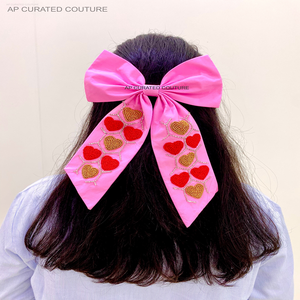 Arco de cola de cocodrilo hecho a mano de San Valentín, aspecto relajante de moda, arco de cuentas hecho a mano indio, tendencia 2025, nueva colección - Product Image 4