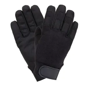 Guantes de trabajo de cuero de invierno ligeros con resistencia al corte Guantes de pantalla táctil hasta la muñeca Protección de manos para uso al aire libre - Product Image 6