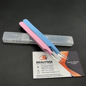 Pince à épiler d'extension de cils en acier inoxydable de qualité chirurgicale de haute qualité - Product Image 1