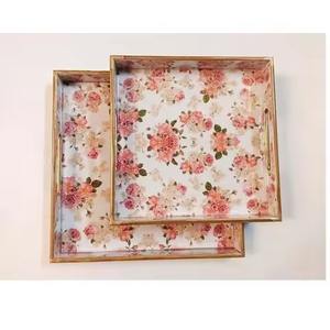 ชุดถาดเสิร์ฟไม้เคลือบเงา ภาชนะครัว - Product Image 1