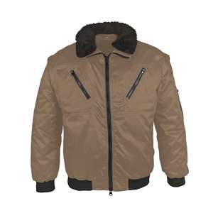 Veste Safari Homme d'Extérieur Chaudes d'Automne, Épaisseur Standard, Fermeture Éclair, Col Montant, Service OEM, Logo Personnalisé, Toile Décontractée - Product Image 3