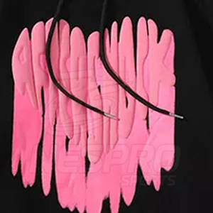 Coupe-vent Hiver Décontracté Hommes Bouffée Imprimé Hoodies-100 % Coton Respirant Conception de Poche Prix Usine - Product Image 4