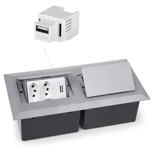 Netlink المنتجات المنزلية الذكية مآخذ سطح الطاولة 5V1 2 3A Type-C وحدة شاحن USB