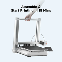Imprimante 3D multicolore haute vitesse Anycubic Kobra 4 Combo avec ACE 2 Pro pour impression 4 couleurs, mise à niveau 8 couleurs, prototypage rapide