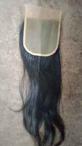 Extensions de cheveux humains de haute qualité avec fermeture à lacet et cheveux d'origine disponibles en tailles 4x4 5x5 6x6 - Product Image 4