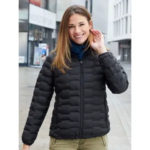 Modern Ladies' <b>Padded</b> <b>Jacket</b> with Hood Sustainable Promotional Sweatshirt - Product Image 4