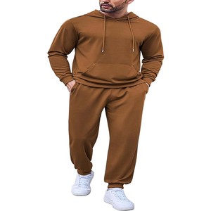 Nouvelle mode 100% coton hommes survêtement de haute qualité épais polaire surdimensionné ample personnalisé vêtements de rue hommes survêtement - Product Image 2