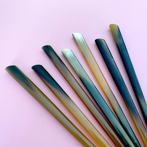 Polished Finish Buffalo Horn <b>Hair</b> <b>Pins</b> <b>for</b> Women's Ox Horn <b>Hair</b> Styling Stick Natural Accessory - Product Image 3