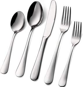 Juego de Cubiertos de Lujo de Plata/Oro, Hecho en India, Cubiertos de Acero Inoxidable, Material Completo, Hecho a Mano - Product Image 1