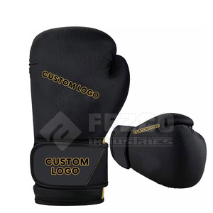Gants de boxe en cuir sur mesure-Fermeture à crochet et boucle évacuant l'humidité Couleurs et conceptions personnalisées de haute qualité disponibles - Product Image 6