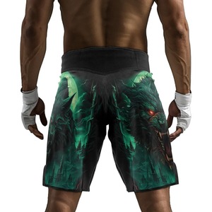 กางเกงขาสั้น MMA แห้งเร็วสำหรับใส่เล่นกีฬาพิมพ์ลายพิมพ์ซับลิเมชันตามสั่งโลโก้บริการลูกค้า | บริการ OEM - Product Image 6