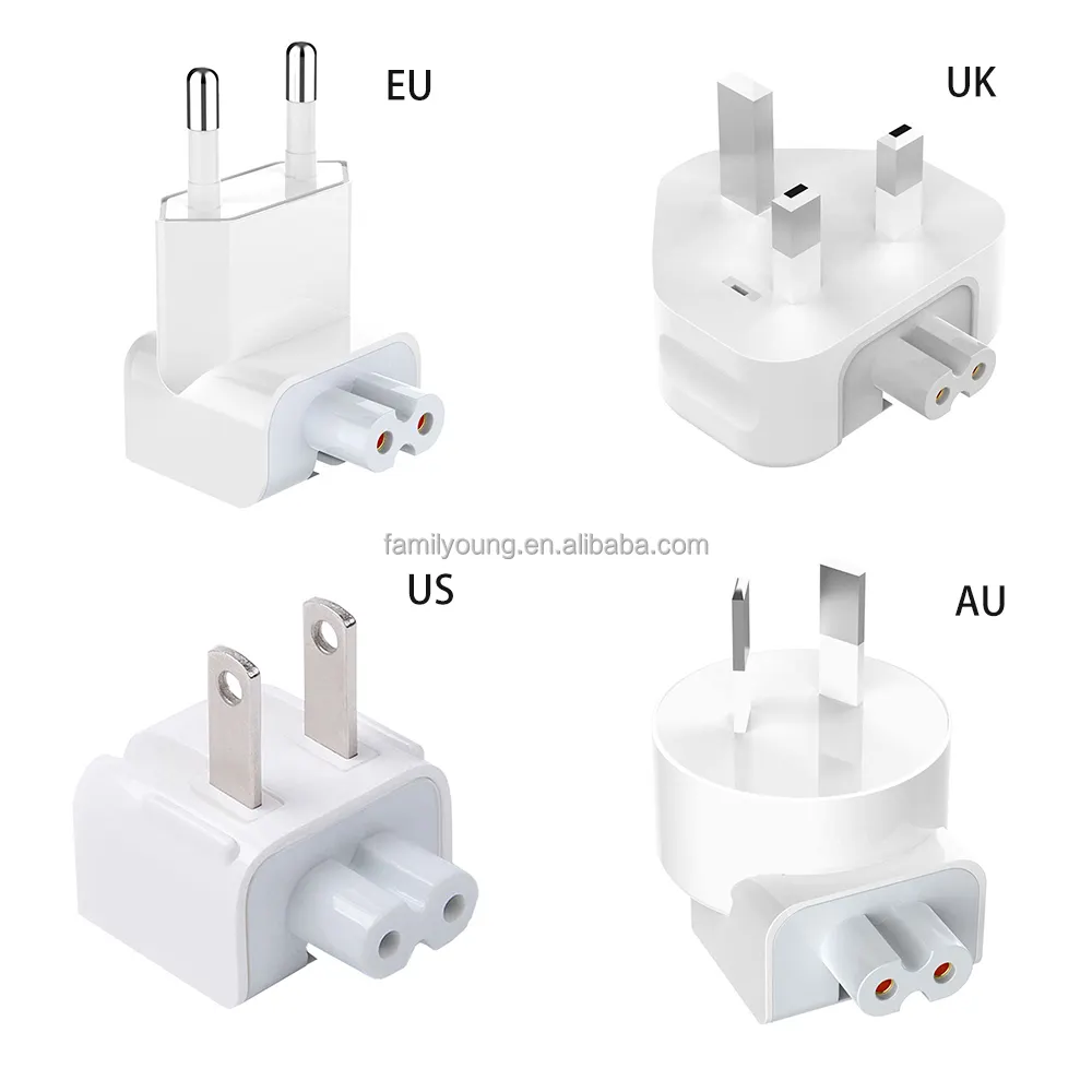 5V Wall AC Duck Head Power Adapter Detachable Electrical US EU UK AU Plug Converter for iPad iPhone USB Charger MacBook
