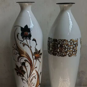 Florero de hierro hecho a mano de alta calidad, jarrón de Metal decorativo para interiores de hogar y Hotel para exhibición de boda - Product Image 1