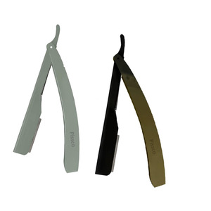 Navaja de Afeitar Recta de Acero Inoxidable para Hombre, Navaja de Peluquero para Cortar y Entresacar Cabello, Soporte para Cuchillos de Salón de Belleza, 1 Unidad - Product Image 5