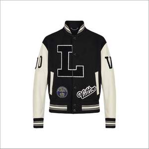 Veste universitaire pour hommes de haute qualité, meilleure vente en gros d'hiver en polyester/coton avec logo avant - Product Image 1