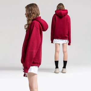 Oversize personalizado de moda de manga larga sudadera de mujer pulóver Sudadera con capucha vestido para mujer - Product Image 2