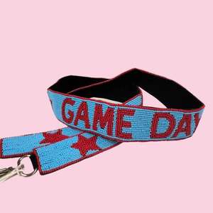 Sangles de sac perlées Multicolore fait à la main Accessoire de mode Vêtements de fête Tissu et élégant Porte-monnaie perlé en verre par glowin fashion - Product Image 1