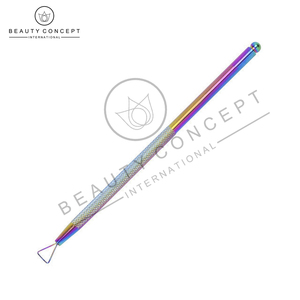 Empujador de cutículas de uñas de acero inoxidable para eliminar la piel muerta, herramientas de eliminación de esmalte de uñas de alta calidad, sostenible por concepto de belleza - Product Image 3