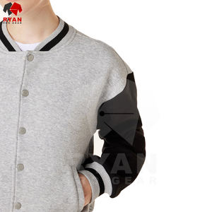 Nuevo último estilo, logotipo personalizado, chaquetas Versity transpirables de gran tamaño para hombre, chaqueta Versity ligera para hombre - Product Image 6