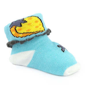 Newborn <b>Booties</b> - Cyan - Product Image 1