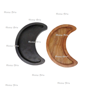 Plateau à fruits secs en bois au design classique, fait à la main, taille personnalisée, couleur marron, plateau de service pour dattes en Inde - Product Image 5