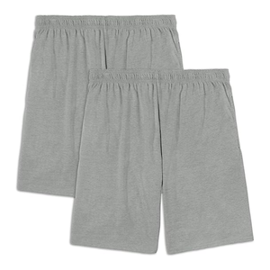 New Plain Solid Grey Color Hombres Gris Atlético Casual Jogger Shorts Bolsillos Quick Dry Active Wear Running Shorts - Product Image 4