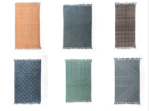 Tapis indien Dhurries tissé à la main tapis de sol décoratif tapis en coton en gros Dhurrie tapis tapis Service personnalisé - Product Image 6