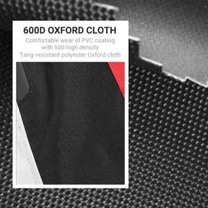 Chaqueta de moto para hombre de tres tonos de color de bloque Cardura para motocicleta y carreras de autos de alta calidad con todas las armaduras de protección - Product Image 5