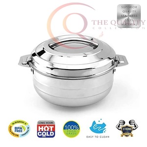 Cacerola Aislada de Acero Inoxidable para Chapati y Arroz |   Construcción Duradera con Superficie Antiadherente, Apta para Lavavajillas y Fácil de Limpiar - Product Image 4