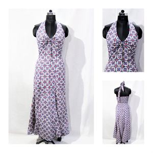 Robe en coton léger pour femmes, design bohème vintage, logo personnalisé, vêtements de plage d'été, top tissé naturel imprimé OEM Y2K - Product Image 5