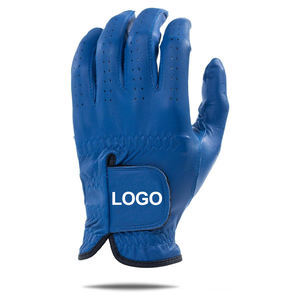 Gant de golf en cuir souple et respirant de haute qualité avec impression de logo Gants de golf en cuir Cabretta personnalisés abordables en gros - Product Image 5