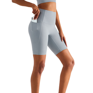 Quick Dry Yoga <b>Shorts</b> <b>For</b> <b>Women</b> Comfortable Anti Shrink Breathable Latest <b>Women's</b> Yoga <b>Shorts</b> With Custom Logo - Product Image 6