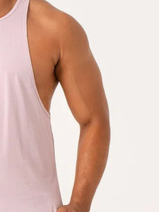 Logo personnalisé fabricant de haute qualité Gym débardeur sans manches Muscle course respirant sport entraînement coton hommes débardeurs - Product Image 6