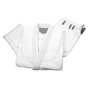 ชุดคาราเต้ผ้าฝ้ายโพลีเอสเตอร์สำหรับผู้ใหญ่ชุดฝึกกีฬา MMA ชุดศิลปะการต่อสู้ออกแบบโลโก้ได้ตามต้องการ OEM - Product Image 5